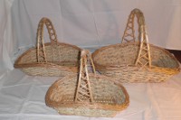 Cestas de mimbre decorativas